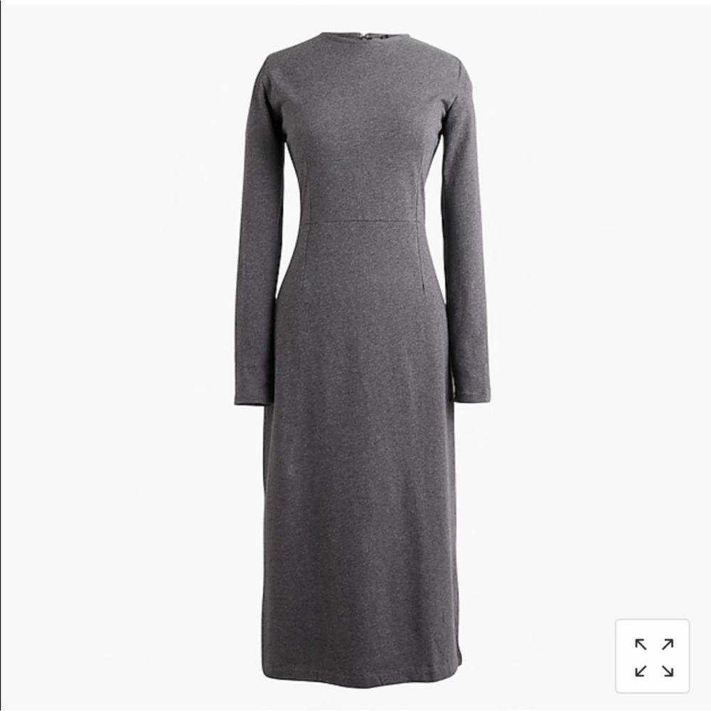 J. Crew Knit Sheath Dress (Heather Grey)